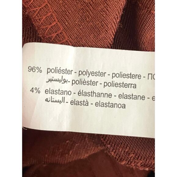 ZARA Jacquard Upholstery Textured Burnout
Wide Leg Pull-On Palazzo Pants Large - Picture 13 of 13